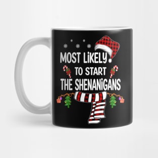 most likely christmas pajamas Mug